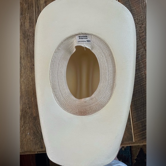 Western Express Cream Cowboy Hat - Picture 4 of 5